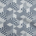 thumbnail image 1 of oneOone Viscose Chiffon Navy Blue Fabric Geometrical Mix Quilting Supplies Print Sewing Fabric By The Yard 42 Inch Wide, 1 of 4