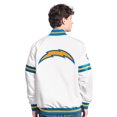 thumbnail image 2 of Men's-Starter  White Los Angeles Chargers Scout Full-Snap Varsity Jacket, 2 of 2