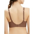 thumbnail image 4 of Supportive bras for women large bust full coverage plus size push up bras for women underwire bra for large breasted womens plus size minimizer bra lift up full support Coffee Brown 46C 46 C, 4 of 6