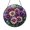 Acrylic 3.5 Inch, variant on Stained Glass Aster Floral Suncatcher for Window Decor, Birth Month Hanging Accent, Thoughtful Birthday Gift