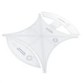 thumbnail image 3 of Abbracc 4pcs Creative Grid Double Wedding Template Dressmaker Sewing Quilting Ruler, 3 of 9
