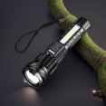 thumbnail image 4 of Antorcha LED superbrillante 1500mAh Antorcha recargable USB Luz de trabajo Zoom telescópico, 4 of 9