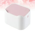 thumbnail image 5 of WHAMVOX Cute Pink Plastic Desktop Trash Bin MultiFunctional Waste Container for Home and Office Use 6.3 x 5.5 x 5.5 inches, 5 of 8