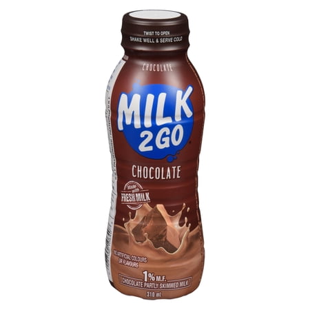 Milk2Go 1% Chocolate Partly Skimmed Milk, 310 mL - Walmart.ca