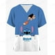 thumbnail image 2 of Camiseta de verano Nuevo uniforme de enfermera Cuello en V Ropa Y2k Uniforme Cuello de bolsillo Y2k Disney Hospital Pocket Lilo & Stitch Camisetas de mujer, 2 of 4