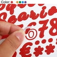 thumbnail image 3 of Unique Bargains Alphabet Letters Numbers Stickers Set, Self Adhesive Cursive, 6 Colors 12 Sheets, 3 of 6