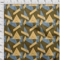 thumbnail image 3 of oneOone Organic Cotton Poplin Twill Fabric Rectangle & Triangle Geometric Print Sewing Fabric BTY 42 Inch Wide, 3 of 4