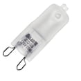 thumbnail image 2 of Bulbrite  Pack of (5) 120V Dimmable T4 Halogen Mini Light Bulbs with Bi-Pin (G9) Base, 2900K Soft White Light Frost 25 Watt, 2 of 5