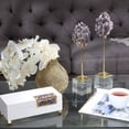 thumbnail image 4 of Sagebrook Home Gold Spiked Ceramic Vase 10", Round, Ceramic, Glam, 10"L X 10"W X 10"H, Solid Color, 4 of 11