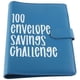 thumbnail image 1 of Carpeta para el reto de los 100 sobres, carpeta para retos de ahorro, carpeta de presupuesto, una forma fácil y divertida de ahorrar dinero (azul), 1 of 5