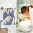 thumbnail image 7 of Yayeee 100% Cotton Hand Towels for Bathroom 16" x 28" Soft Absorbent Kitchen Towel, Blue Wave Pattern, 7 of 7