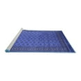 thumbnail image 2 of Ahgly Company Machine Washable Indoor Rectangle Oriental Blue Industrial Area Rugs, 5' x 7', 2 of 4