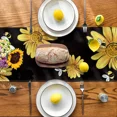 thumbnail image 4 of Easter rations Easter Plaid Rabbit Lace Blue Table Runner Kitchen Dining Table Runners Mats Party Wedding r, 4 of 6