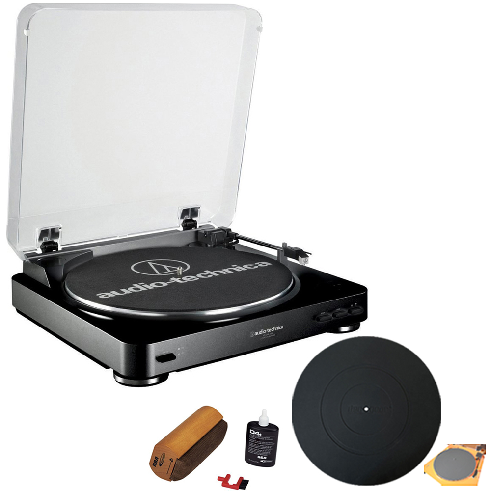 AudioTechnica ATLP60 Fully Automatic Stereo Turntable System With RCA