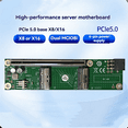 thumbnail image 3 of PCIe 5.0 16x to MCIO Baseplate 6-Pin Power Supply for GPU Discrete Graphics Card, External GPU Expansion Adapter, 3 of 6