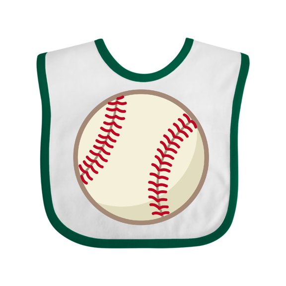 Inktastic Baseball Sports Ball Boys or Girls Baby Bib
