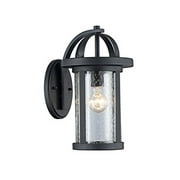 CHLOE Lighting ANGELO Transitional 1 Light Black Outdoor Wall Sconce 14" Height