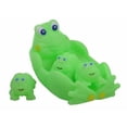 thumbnail image 1 of Juego de juguetes para bañera Rubber Frog Family Playmaker Toys, 1 of 1