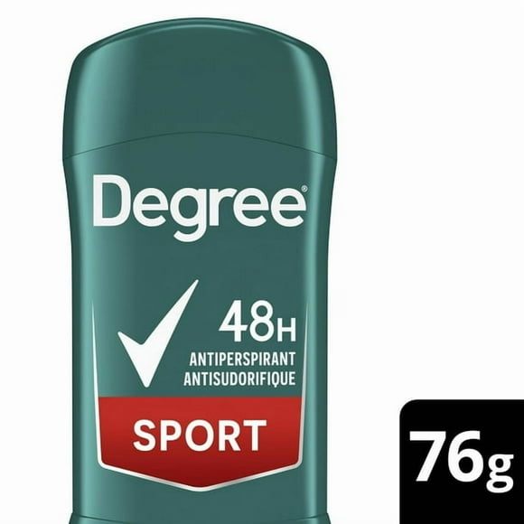 Degree Men Antiperspirant Stick, Sport 48-Hour Sweat and odour Protection Antiperspirant For Men, 76g