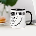 thumbnail image 4 of CafePress - Transgender Veteran - 11 oz Ceramic Mug - Novelty Coffee Tea Cup, 4 of 6