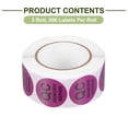thumbnail image 3 of Uxcell 3Roll 1500Pcs QC Rework Repair Labels, 1 Inch Inventory Quality Control Stickers, 3 of 7