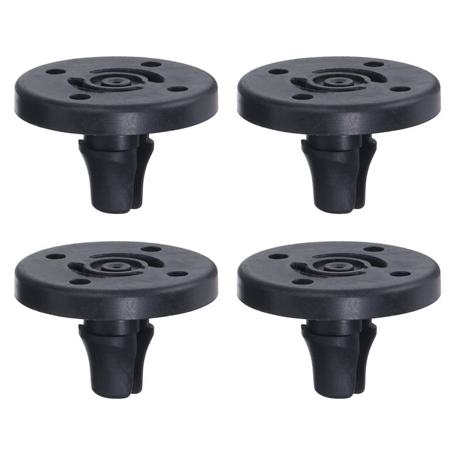 Unique Bargains 8537982 Piédestaux de Laveuse et de Sécheuse, Entretoise de Remplacement PS11746216, AP6012995, WP8537982 PS988850 pour Lessive, 4 Pcs. l'Image Montre Quatre Piédestaux de Laveuse en Plastique Noir avec un Dessus Rond et une base Effilée, Conçus pour Réduire le Bruit pendant le Fonctionnement de la Laveuse. Chaque Piédestal Mesure 35,5 mm de Diamètre et 23,5 mm de Hauteur. Convient pour Remplacer les Numéros de Pièce PS11746