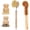4 Pack, variant on FUYGRCJ 4PCS Bamboo Dish Brushes Sets, Kitchen Cleaning Dish Scrubber Brushes, Natural Bamboo Dish Scrub Brush Set with Handles, Eco-Friendly Cleaning Brushes for Dish, Bottle, Pots, Pans