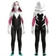 thumbnail image 1 of Ghost Spider-gwen Suit Cosplay Costume Party Jumpsuit Fitted Kids Clothes Spiderman Face Paint zhangyuxiang LED, 1 of 2