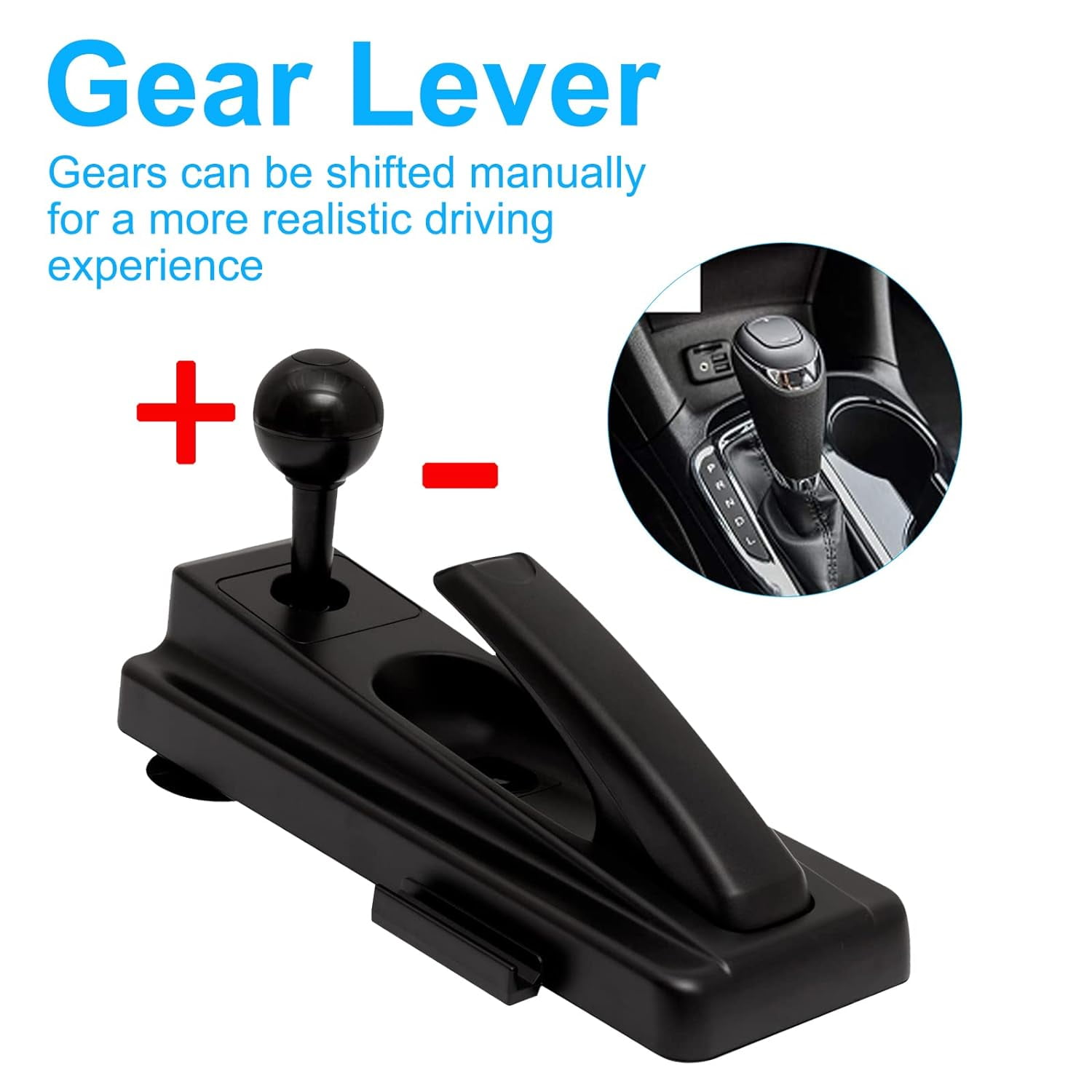 NBCP Racing Steering Wheel with Pedals, 270/900° Vibration Shifter for Xbox/PS4/PS3/Switch/PC