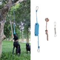 thumbnail image 3 of Strong Dog Rope Toy, Stainless Steel Safe Spring Pole Dog Rope Toys 360 Degree Rotation 32.8 Feet  for Dogs, 3 of 7
