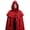 Red Capes & Cloaks, variant on UTSJKR Unisex Medieval Hooded Long Cape, Multi‑Buckle Fastening Cloak, Vintage Robe for Larp, Renaissance Cosplay and Halloween Costume Events Green