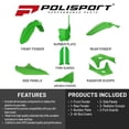 thumbnail image 2 of Polisport Motocross (MX) Replica Plastic Kit for Kawasaki KX 450 (2024-2025) Dirt Bike – OEM Quality, Durable, Flexible & Perfect Fit – Green, 2 of 9