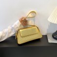 thumbnail image 1 of Bolso bandolera para mujer Bolso de mano de PU de diseñador de lujo para viajes de oficina (Oro), 1 of 6