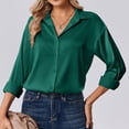 thumbnail image 4 of Women's rayon top, button-down blouse, sleeveless business casual, 4 of 9