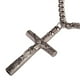 thumbnail image 3 of Moda Para Hombre Jesús Cruz Crucifijo Colgante Lvero Cadena Plata, 3 of 6