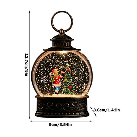 

Clearance！ Mikease Christmas Decoration Luminous Indoor Small Wind Lamp Decoration Water Injection Style 70Ml