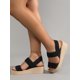 thumbnail image 4 of Women Minimalist Ankle Strap Slingback Wedge Sandals, 4 of 4