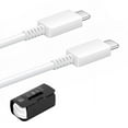 thumbnail image 3 of Adaptive Fast Charger 25W USB-C Super Fast Charging Wall Charger for Samsung Galaxy A51 5G UW (USB-C 3FT Cable Included), White, 3 of 4