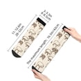 thumbnail image 2 of Goofa Vintage Farm Pigs Pattern Non Slip Socks with Grips for Elderly, Crew Socks Yoga Hospital Socks Cushioned Sole Gripper Socks for Men Women, 2 of 5