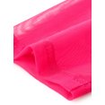 thumbnail image 5 of Satin Shrug for Women's Evening Dresses Mesh Formal Coverup Open Front Long Sleeve Cropped Bolero L Hot Pink, 5 of 6