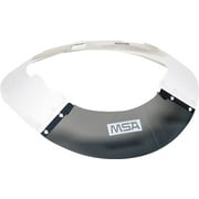 Msa Safety Visor,Polycarbonate,Gray/White 697290
