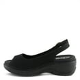 thumbnail image 4 of Flexus Women's MAYBERRY Slingback Wedge Sandals Black EU 36 / US 5.5 - 6, 4 of 5