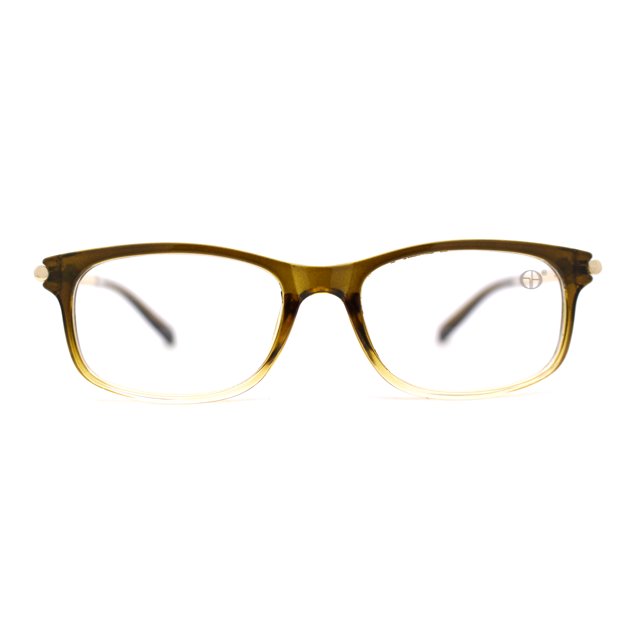 Lunettes de Vue Mode Élégantes Chic Rectangulaires Style Designer Lentilles Claires Vert
