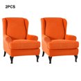 thumbnail image 4 of fastboy 2x Elastic Sofa Cover Effective Protection And Not Easy To Wrinkle Soft Comfortable Armchair Cover orange, 4 of 6