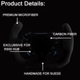 thumbnail image 6 of Lightweight Suede Steering Wheel For Logitech G RS50 System or Pro SIM;Supper lightweight Real Carbon Fiber Compatible with Logitech G RS Racing Wheel,12 Inch Squar Style,Black2, 6 of 10