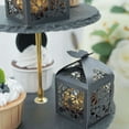 thumbnail image 6 of Efavormart 25Pcs Black Butterfly Top Laser Cut Lace Print Favor Gift Candy Boxes, 6 of 11