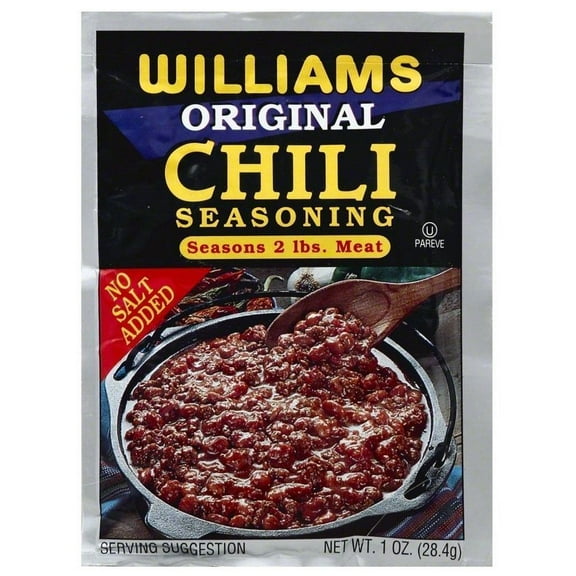 Williams Original Chili Seasoning Mix, 1 Ounce -- 24 per Case.