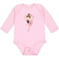 thumbnail image 3 of Inktastic Ballet Dancer for Little Girls Girls Long Sleeve Baby Bodysuit, 3 of 5
