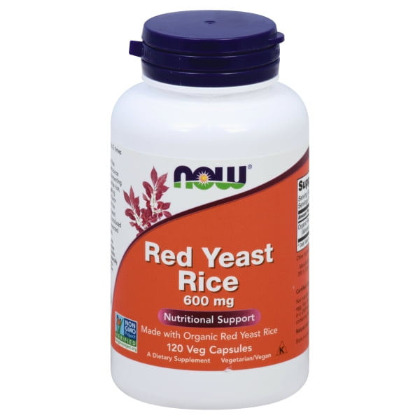 NOW Foods Red Yeast Rice 600 mg. 120 Vegetable Capsule(s) Walmart