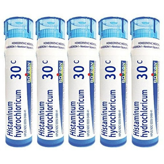 Boiron Histaminum Hydrochloricum 30C Homeopathic Medicine for Allergy Relief (Pack of 5)